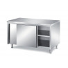 Stainless Steel Cabinet With Closed Doors – 1500x670x850 mm