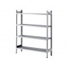 Stainless Steel 4 Tier Shelving Unit – 900x400x1800 mm
