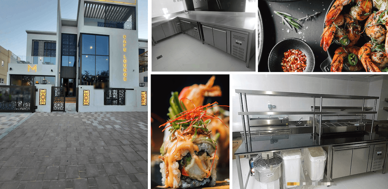 Custom stainless steel kitchen fabrication UAE